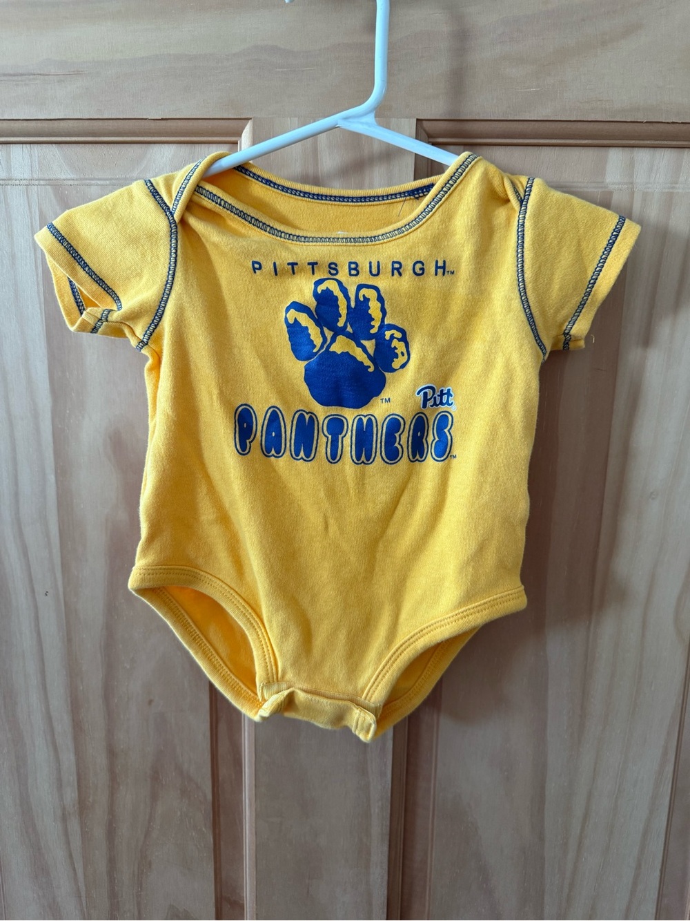 Like New, Baby’s Pittsburgh Panthers Onesie Size 3/6 Months